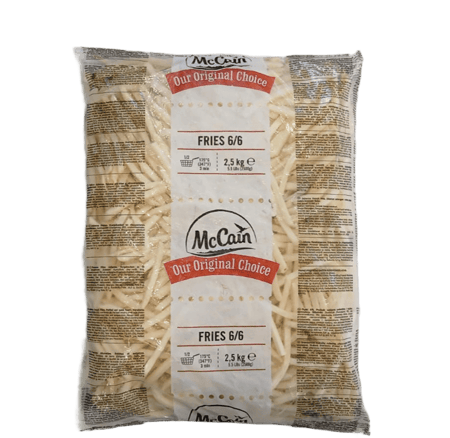 بطاطس مقلية ماكين 6*6  2.5كيلو