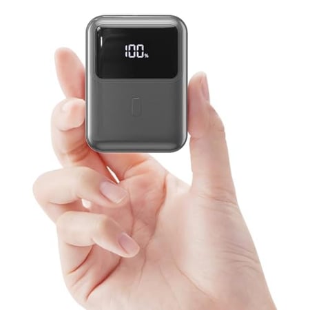 بطارية متنقلة - باور بانك - شاحن متنقل ميني (Mini Power Bank) من ONTIME بسعة 10000 مللي أمبير وقوة 22.5 واط - شحن سريع وتصميم مدمج