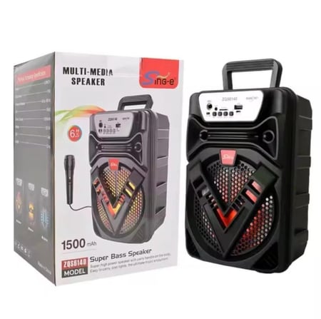 سماعة متنقله ( سبيكر ) مع مايك