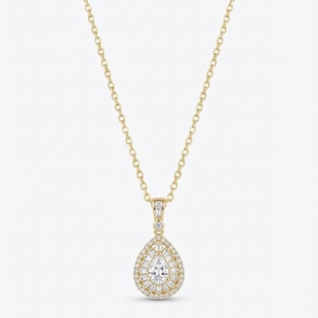 سلسال لاف رويال LAV Royal فضة مطلي ذهب عيار 18 تصميم