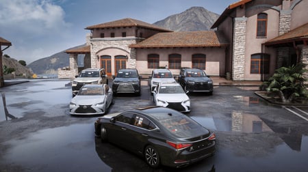 بكج لكزس 2025 - 2024  وارد وليد لسيارات