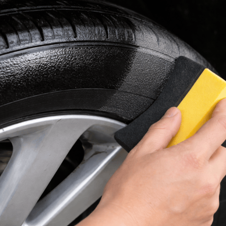 إسفنجة تلميع كفرات مقوسة (حجم وسط)