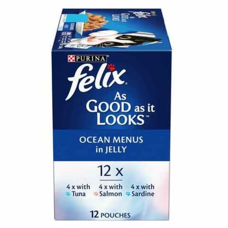 فيلكس كرتون أظرف للقطط لحوم منوعة 3 نكهات  12×85 قطعة