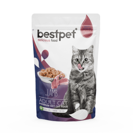 اظرف بيست بيت للقطط الكبيرة بنكهة لحم الضأن 85