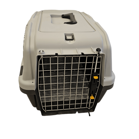 صندوق تنقل للقطط ايطالي مدمج مع لتر بوكس ومساحة تخزين داخلية