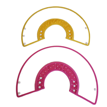 طوق طبي لما بعد العمليات للقطط حجم L بالوان متعددة