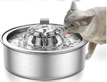 نافورة ستالستيل قصيرة للقطط الصغيرة