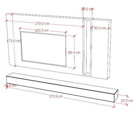 واجهة شاشة بلازما بتصميم عصري