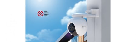 كاميرا واي فاي متحركة 360 درجة مدمجة بعدستين