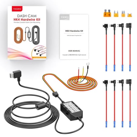 قطعة VIOFO HK4 Type C لتوصيل الفيوز - تايب سي - وصلة الوقوف