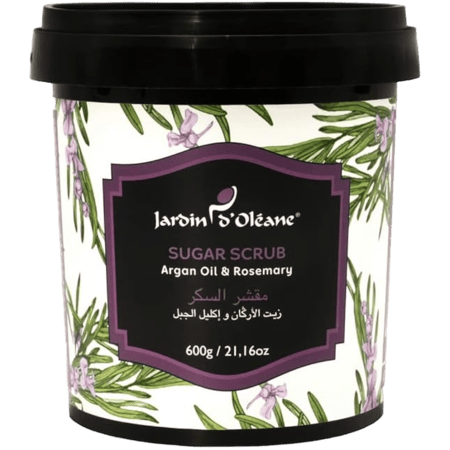 جاردن اوليان مقشر بالسكر زيت الاركان واكليل الجبل - 600 جرام