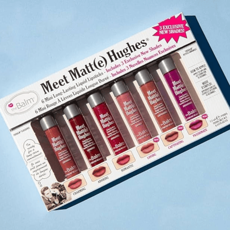 الم ميت مات طقم مجموعة احمر شفاه سائلة ميني منوع (VOL.3) - 6 حبات