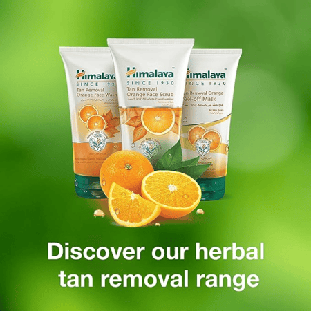 هيمالايا غسول الوجه بالبرتقال لازالة الاسمرار - 150 مل