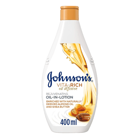 جونسون لوشن للجسم  زيت اللوز زبدة الشيا - 400 مل