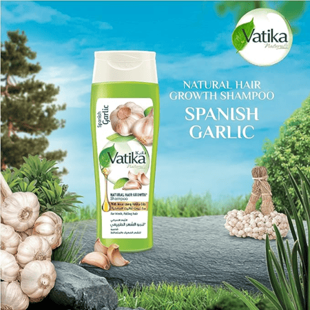 فاتيكا شامبو الثوم الاسباني لنمو الشعر الطبيعي -400 مل