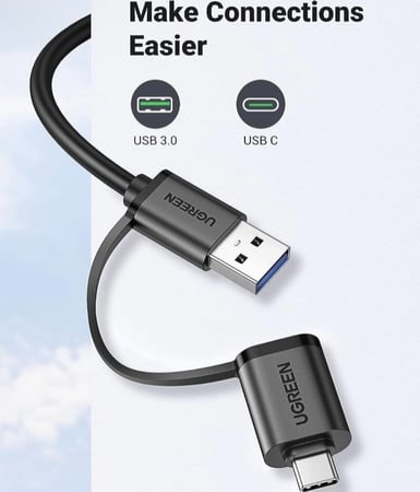 قارئ بطاقة ذاكرة USB 3.0، USB C 4 في 1 محول OTG لبطاقات SD مايكرو SD SDHC SDXC CF CFI TF مايكرو SDXC مايكرو SDHC MS MMC UHS-I متوافق مع ماك بوك وسان ديسك ايباد برو وجالكسي وغيرها.