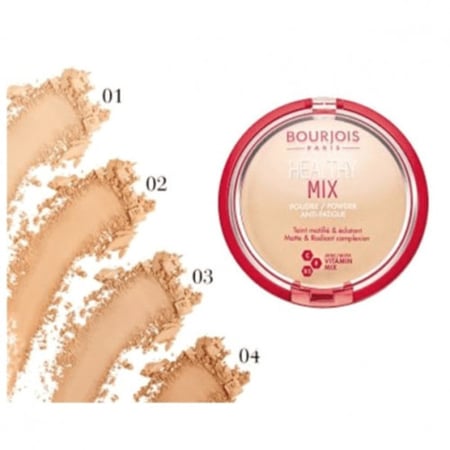 بودرة الوجه هيلثي مكس من برجوا 02 Light Beige