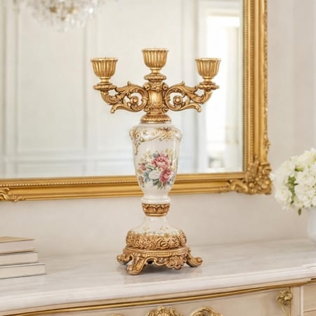 تحفه شمعدان سيراميك باللمسه الايطالية