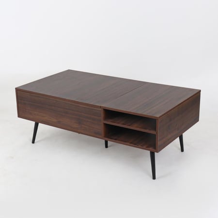 طاولة قهوة مودينا متعددة الإستخدامات - لون بني داكن