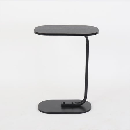 طاولة خدمة سطح خشب سوداء