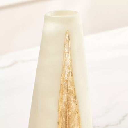 مزهرية الريشة الذهبية الفاخرة