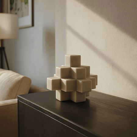 تحفة المكعبات الهندسية الفاخرة