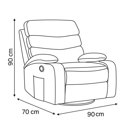 كرسي ريڤا استرخاء - بني