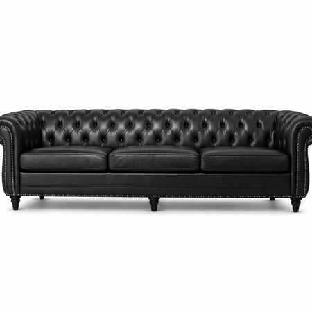 أريكة رويال بيور بليس جلد - 220×85×80 سم