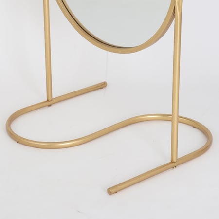 مرايا استاند - حديد ذهبي - قواعد مموجه