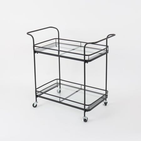 عربه تقديم دورين زجاج - مقبضين لليد