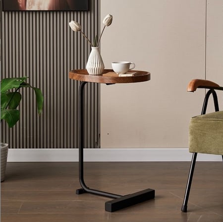 طاولة خدمة لوتس خشبية مفرد