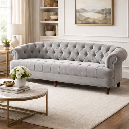 أريكة رويال إسنس إيز المخملية – 220×80×85 سم