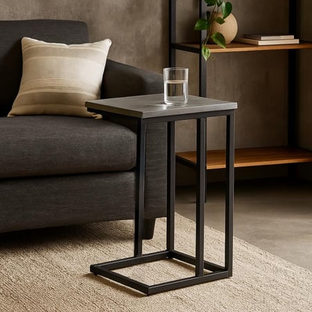 طاولة خدمة ستايلكس - سطح رمادي