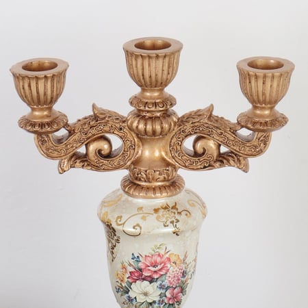 تحفه شمعدان سيراميك باللمسه الايطالية