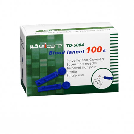 اى كير إبر وخز لقلم الانسولين 100شكاكة