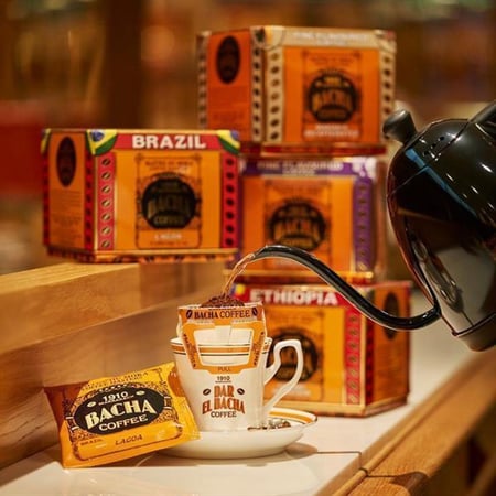 علبة هدية من أكياس قهوة أمنية عيد الميلاد