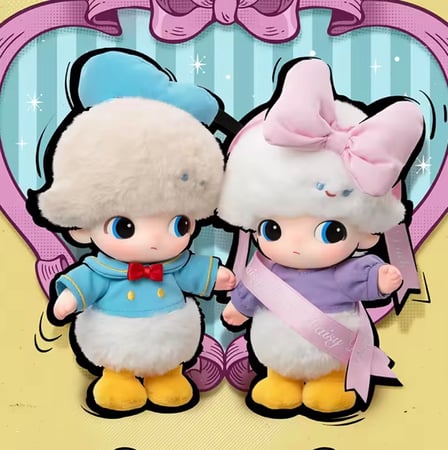 Dimoo World vinyl plush keychain