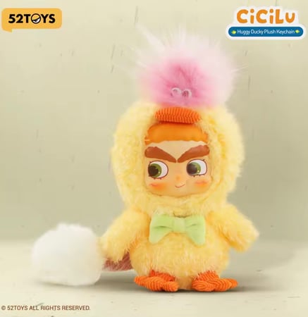 Ciclu Huggy Duck Plush Keychain
