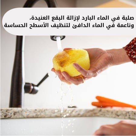 اسفنجة تنظيف الصحون والمطبخ متعددة الاستخدامات