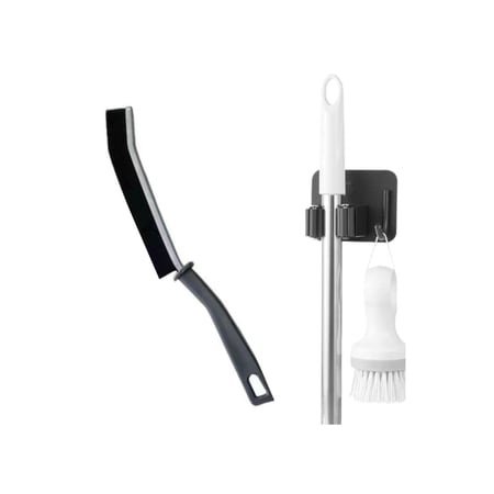 فرشاة للحواف + حامل عصا ستانلس I هديتك من نيت