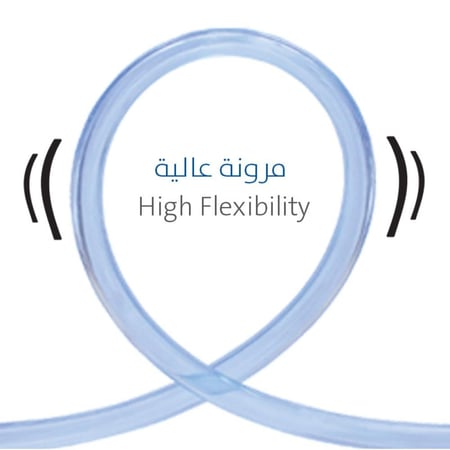 لي ماء شفاف 1/5 بوصة 25 متر