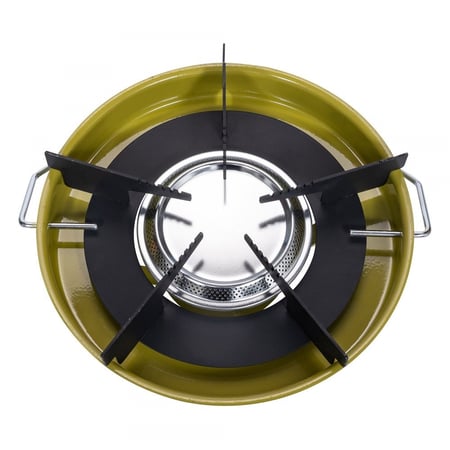 موقد غاز للمخيمات هندي تفاحي مقاس 28 سم