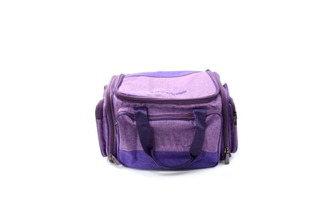 شنطة عزبة بطانة PVC قماش بنفسجي وسط المستوى رقم 2