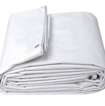 طربال شراع مقاس 5.5×5.5 لون ابيض ( غطاء خيمة )