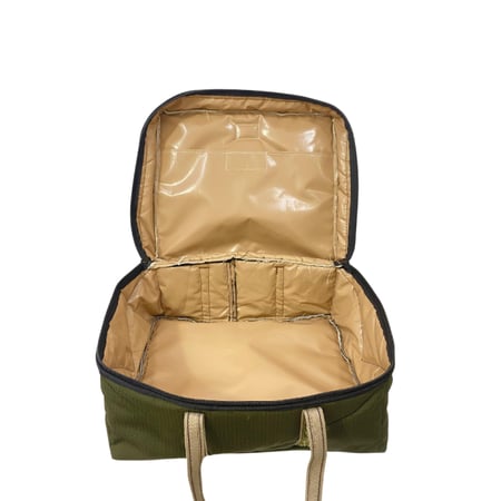 طقم شنط عزبة لون ابيض زيتي ثلاث احجام