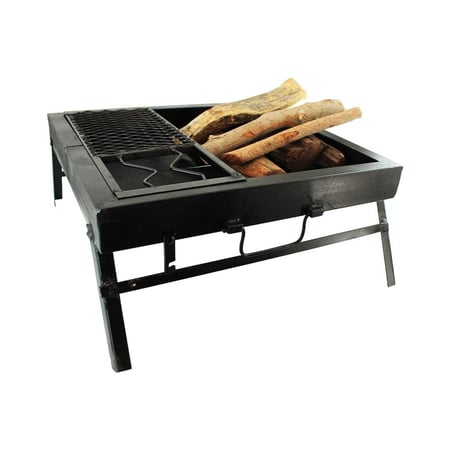 منقل الشعلة مربع ينصفط مع شاخوف+جراب م 47*60