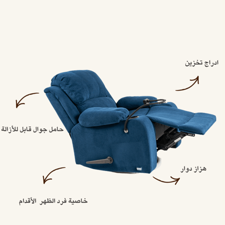 ايڤا بلس - هزاز دوار مع ادراج ازرق