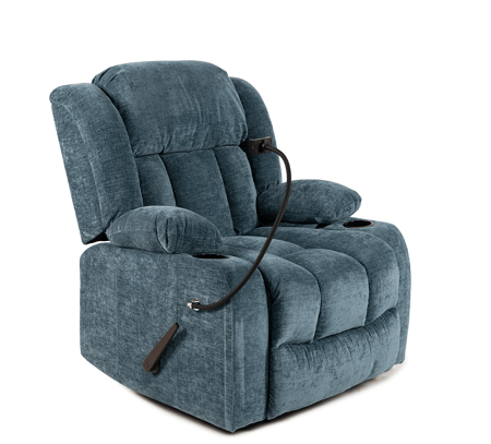 فلورا - ثابت ادراج مع اكواب ازرق