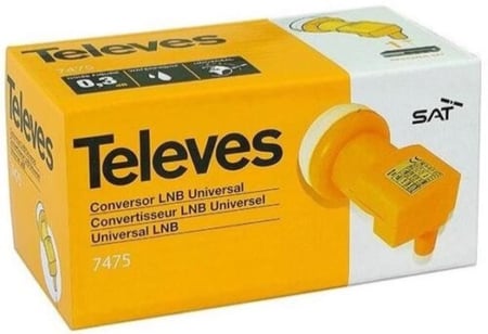 لاقط تيليفيز مخرج واحد Televes Single LNB offset