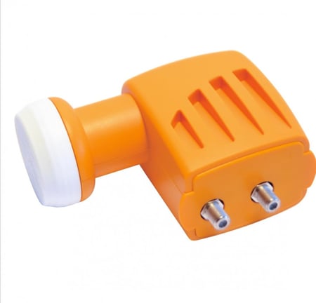 لاقط تيليفيز مخرجين Televes Twin LNB offset